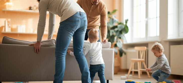 Réaménager les espaces de vie quand la famille s'agrandit