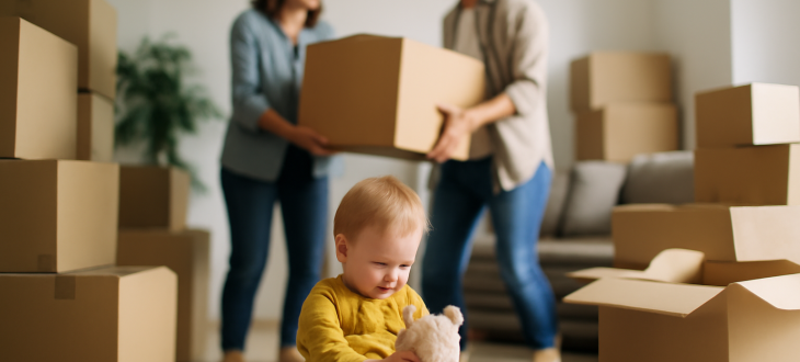 Déménager en famille : choisir le bon moment selon l'âge des enfants